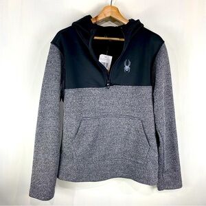Spyder Men's Racer 1/4 Zip Up Pullover Sweatshirt Hoodie Jacket Size Small (NWT)